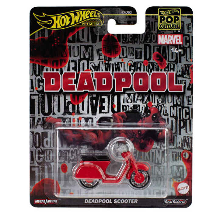 Hot Wheels Pop Culture Premium Arabalar Deadpool Scooter JBL70