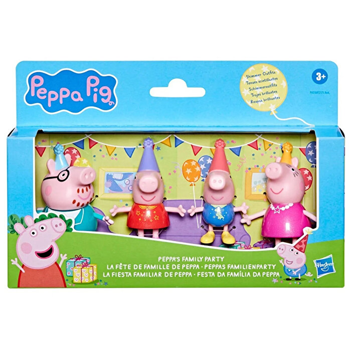 Peppa Pig ve Ailesi Dörtlü Figür Seti F9510