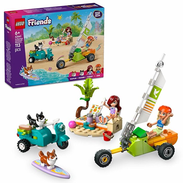 LEGO Friends Sörfçü Köpekler ve Scooter Macerası 42641