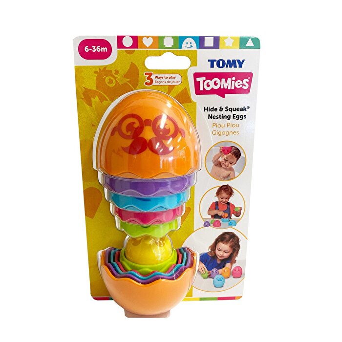 Toomies Saklambaçlı İç İçe Yumurtalar Turuncu