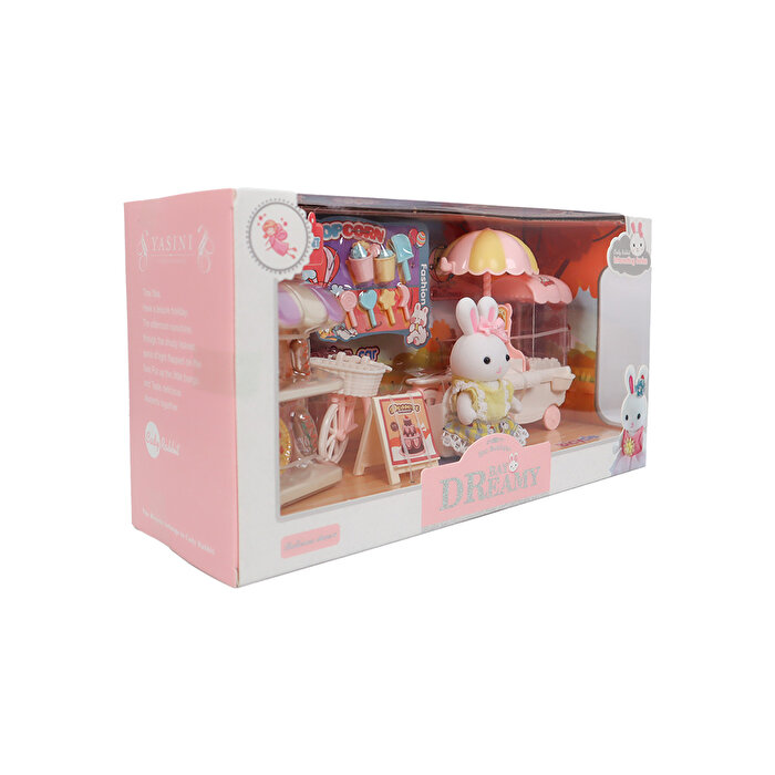 Bay Dreamy Mini Tavşan Bisiklet Yemek Standı Seti