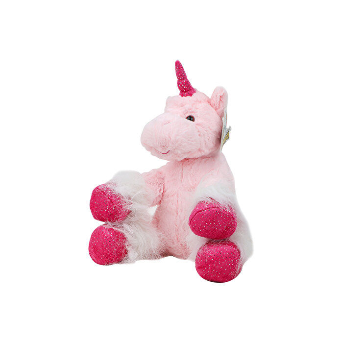 Pembe Boynuzlu Unicorn Peluş 20 Cm