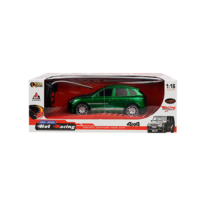 Uzaktan Kumandalı Şarjlı Yeşil Jeep Araba