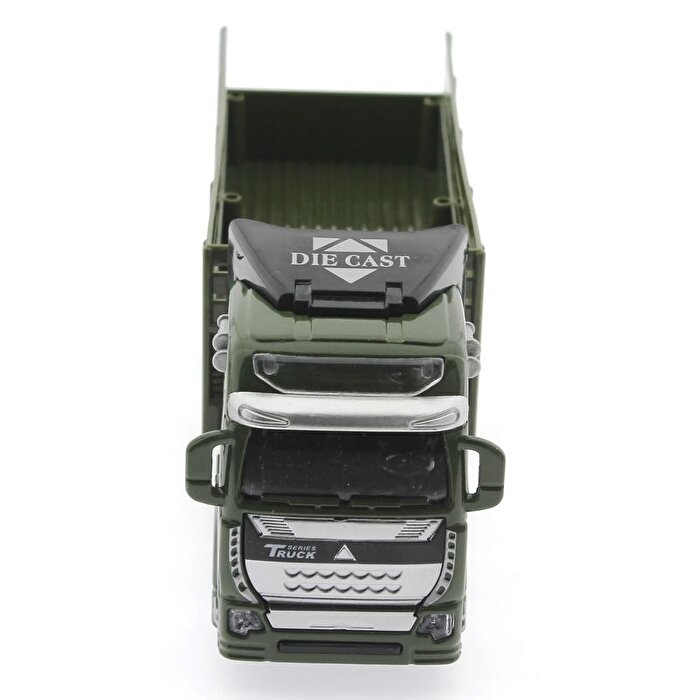Sürtmeli Die Cast Metal Gövdeli Kamyon