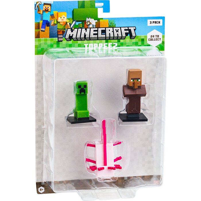 Minecraft 3D Figür Toppeez 3'lü Set Set 3