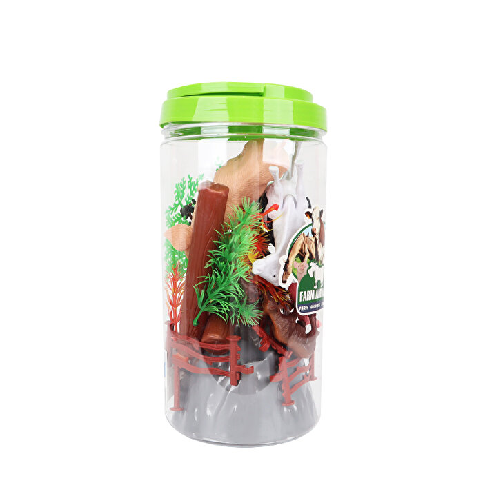 Çiftlik Hayvanları Tüpte 6'lı Hayvan Oyun Seti