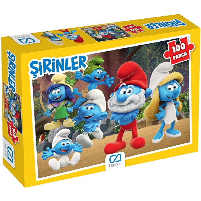Şirinler Puzzle 100 Parça