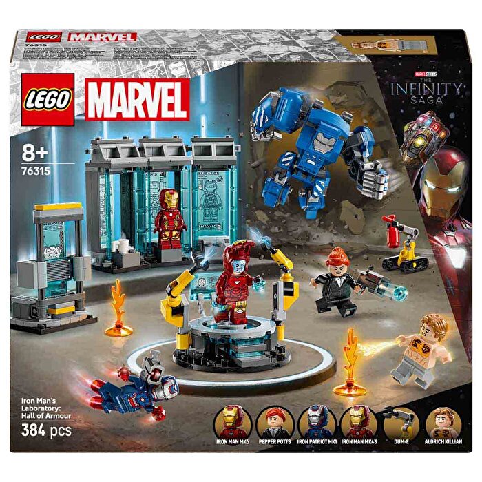 LEGO Marvel Iron Man’in Laboratuvarı: Zırh Salonu 76315