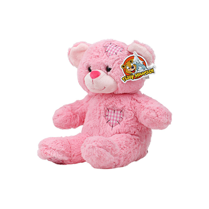Pembe Yamalı Ayı Peluş 40 Cm