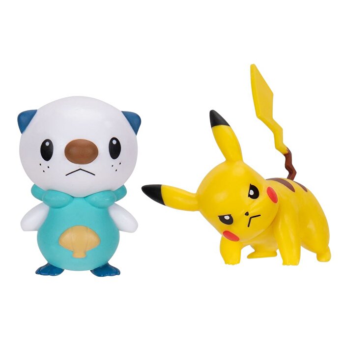Pokemon Battle Figür 2'li Seti Pikachu Oshawott