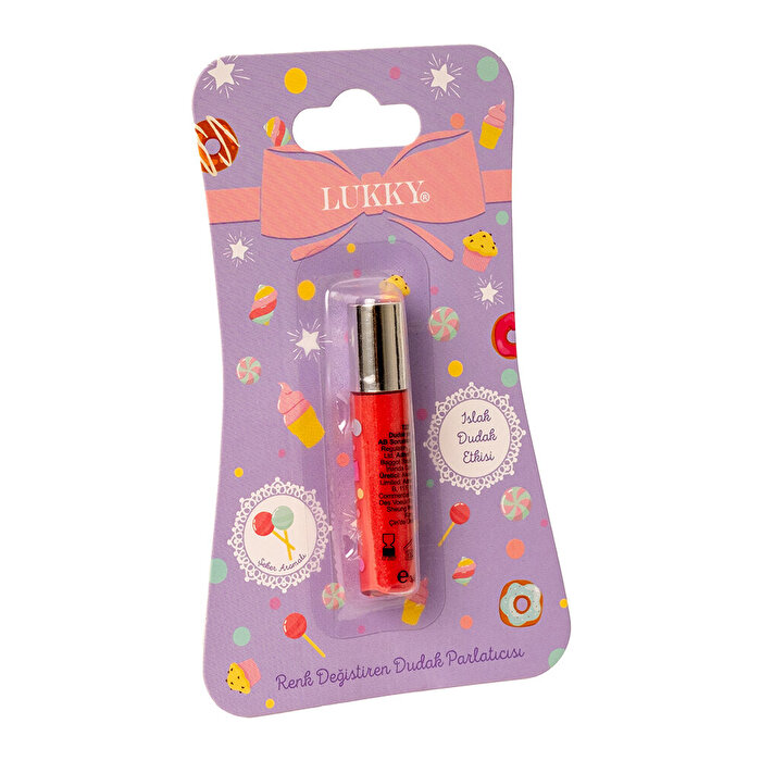 Lukky Şeker Aromalı Dudak Parlatıcısı Kırmızı