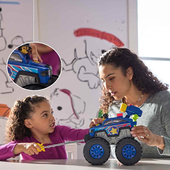 Paw Patrol Sesli ve Işıklı Rescue Wheels Figür ve Kurtarma Aracı