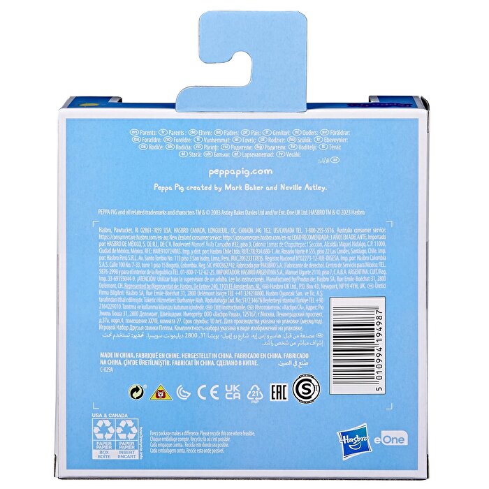 Peppa Pig Peppa'nın En İyi Arkadaşları Rebecca Rabbıt & Danny Dog F7654