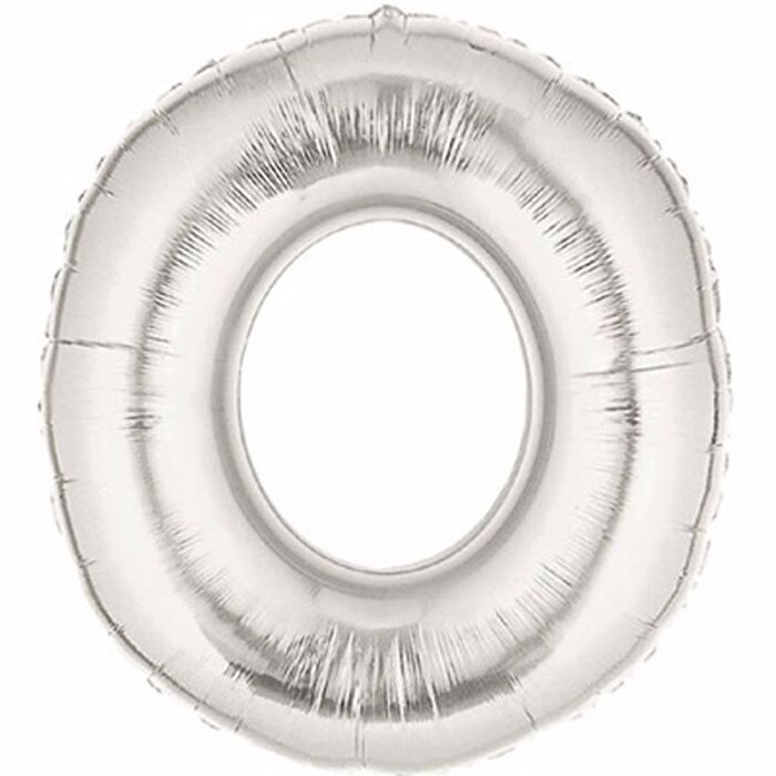 0 Numara Silver Folyo Balon