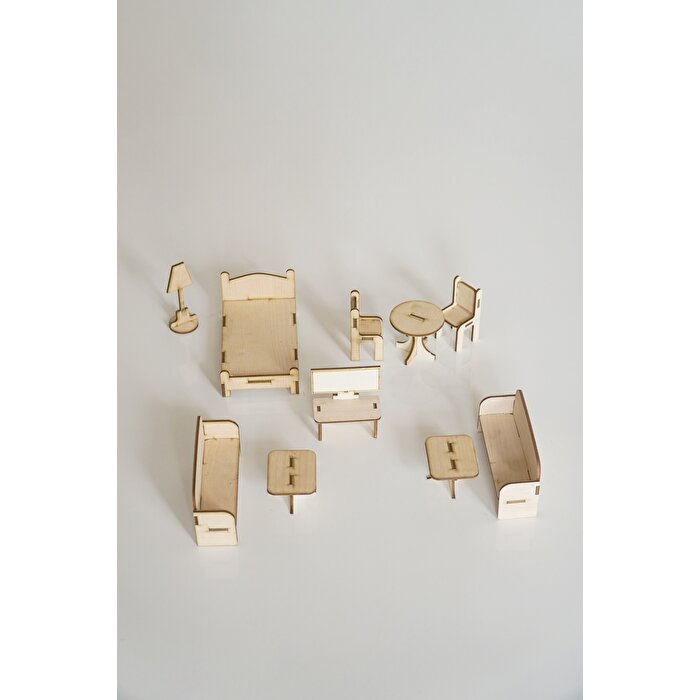 Asansörlü Ahşap Ev 1002 Pembe