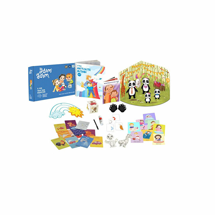 Adım Adım Eğitim Seti 3 Yaş Yeni Yaşı Keşfetme