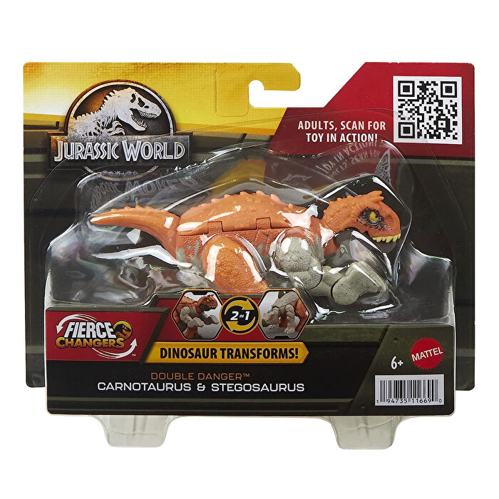 Jurassic World Değişim Serisi Carnotaurus & Stegosaurus HLP07