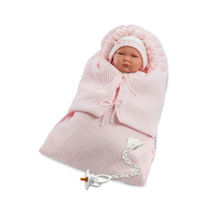 Llorens Lala Llorona Saquito Cambiador Rosa Sesli 42cm