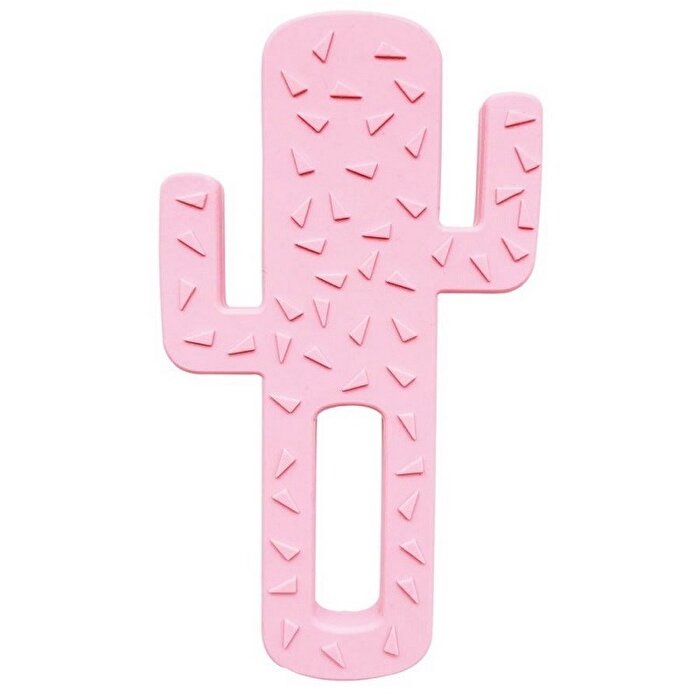 Kaktüs Silikon Diş Kaşıyıcı Pembe