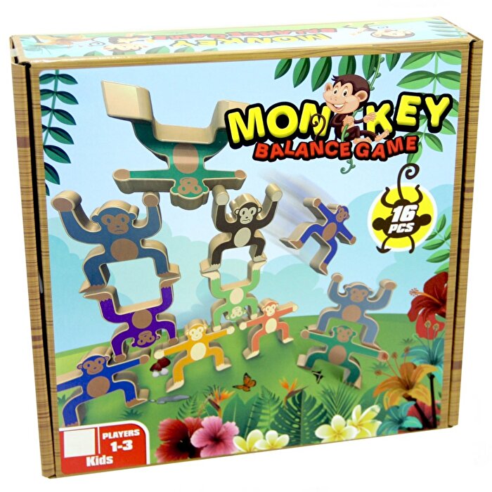 Eğlenceli Maymun Denge Kulesi Oyunu