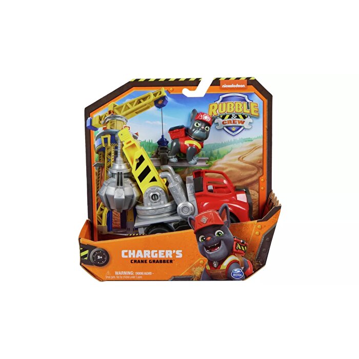 Paw Patrol Rubble & Crew Charger's Vinç İş Makinesi
