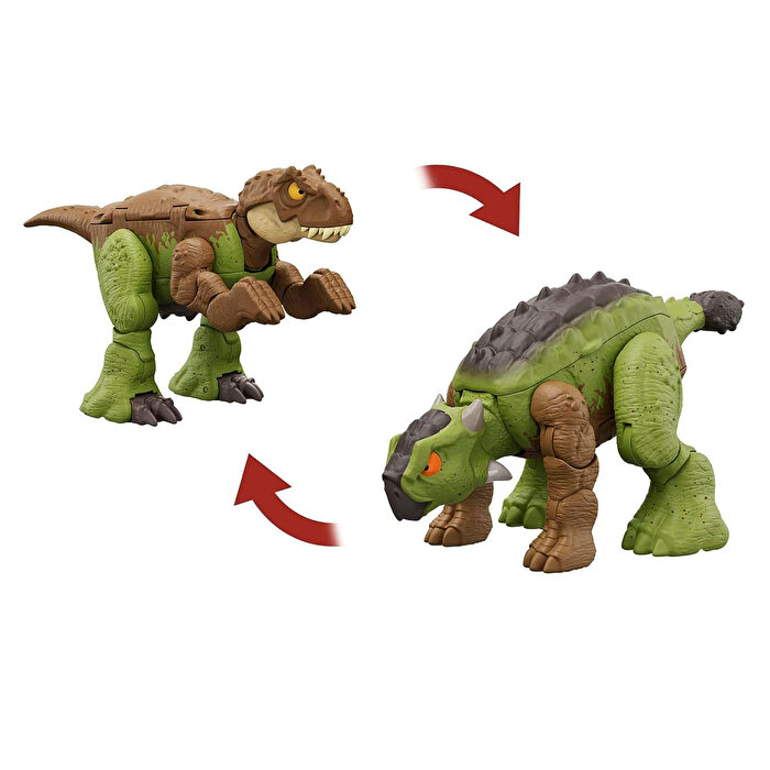 Jurassic World Değişim Serisi Tyrannosaurus Rex & Ankylosaurus HLP06