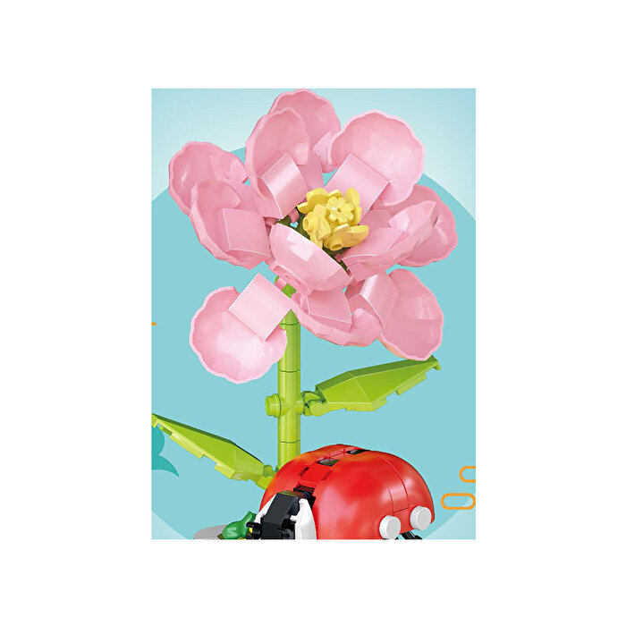 Mega Çi̇çekler ve Böcekler Yapı Blokları Uğur Böceği