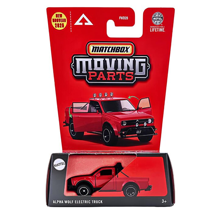 Matchbox 1:64 Arabalar Alpha Wolf Electric Truck JBW64