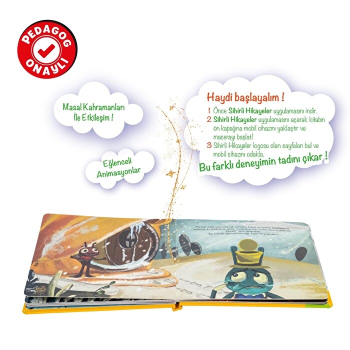 Ağustos Böceği İle Karınca Çocuk Kitabı