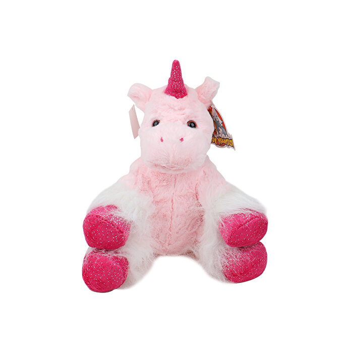 Pembe Boynuzlu Unicorn Peluş 20 Cm