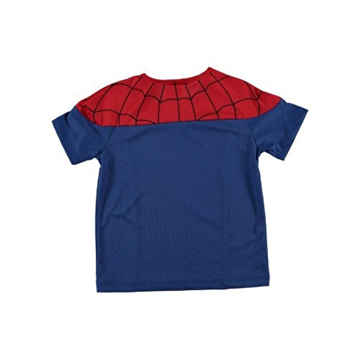 Mavi Örümcek Yazlık T-shirt 4-6 Yaş