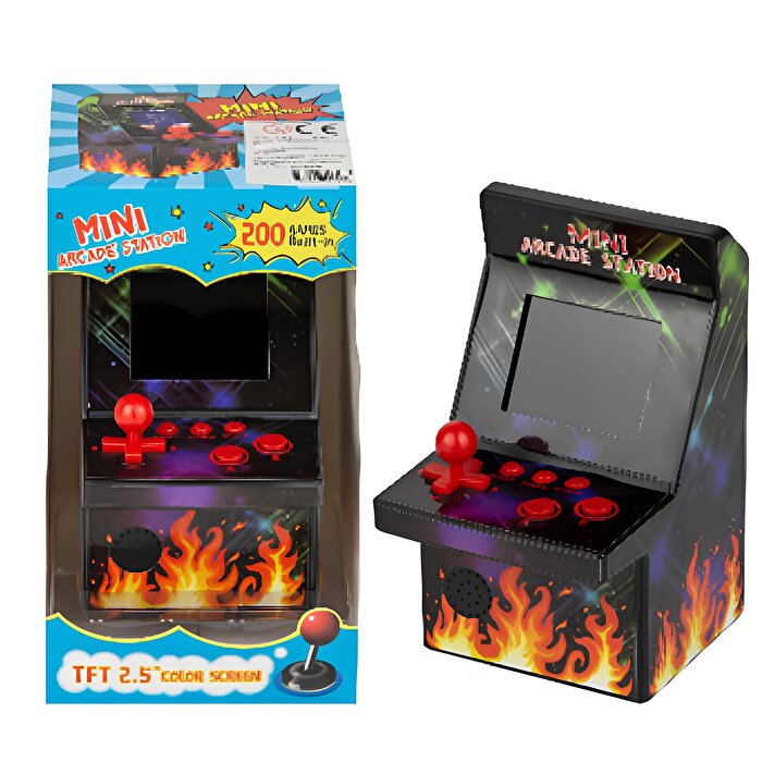 Mini Arcade Atari 200 Oyunlu Nostalji Oyun Konsolu
