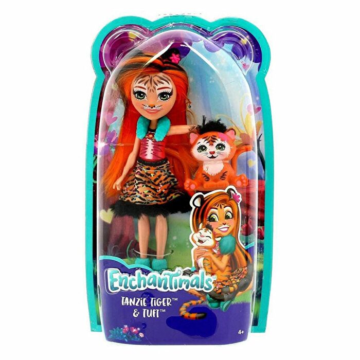 Enchantimals Popüler Karakter Bebekler Tanzie Tiger ve Tuft FRH39