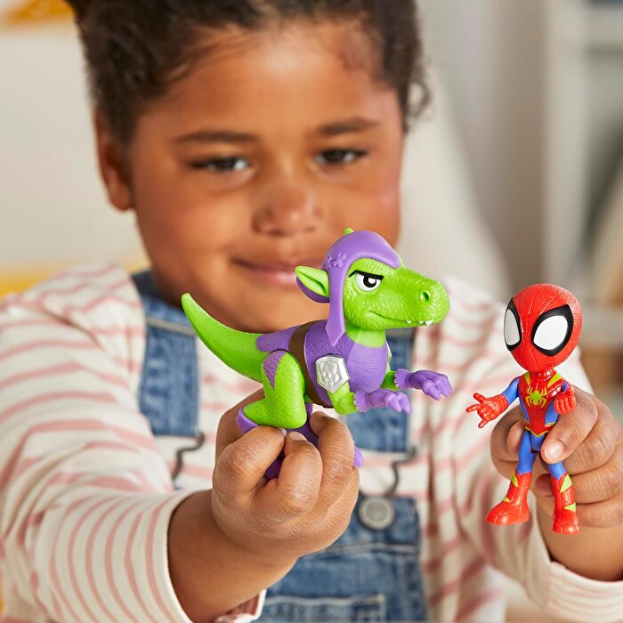 Spidey And His Amazing Friends Dino Webs Spidey & Goblin Raptor G0120