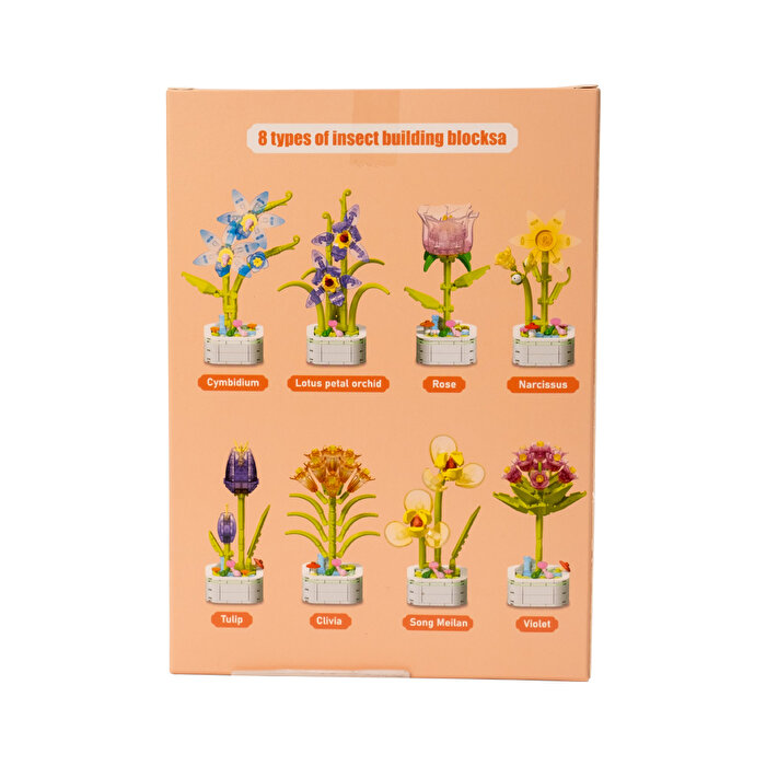 Mega Kri̇stal Çi̇çekler Yapı Blokları Klivya