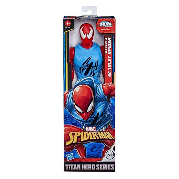 Spider-man Titan Hero Web Warriors Figür Scarlet Spider (E8521)
