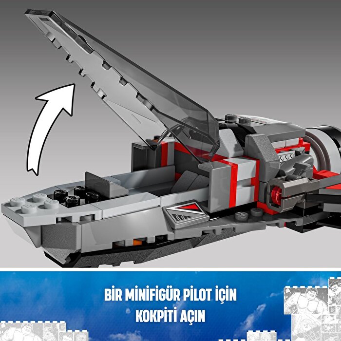 LEGO Marvel Kaptan Amerika ile Red Hulk Savaşı 76292