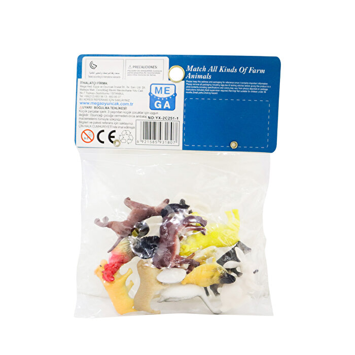 Çiftlik Hayvan Seti 12 Parça