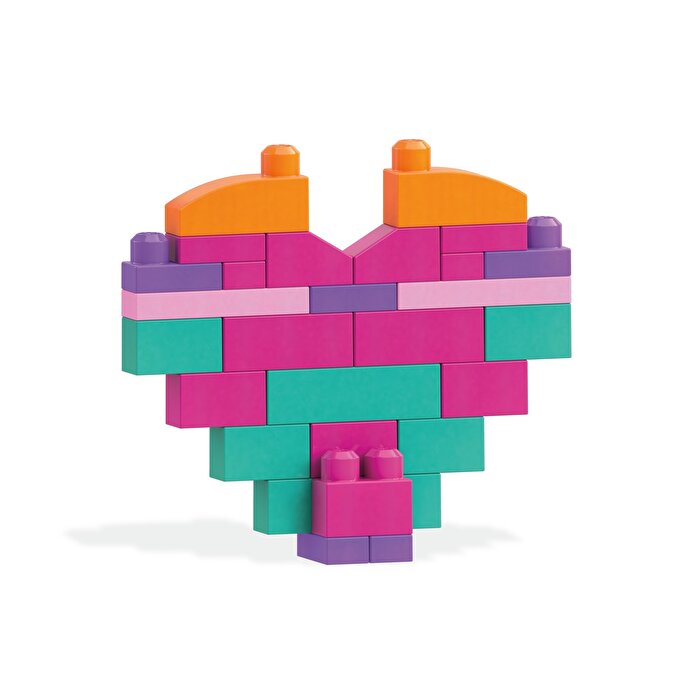 Mega Bloks First Builders 80'li Blok Torbaları Pembe DCH62
