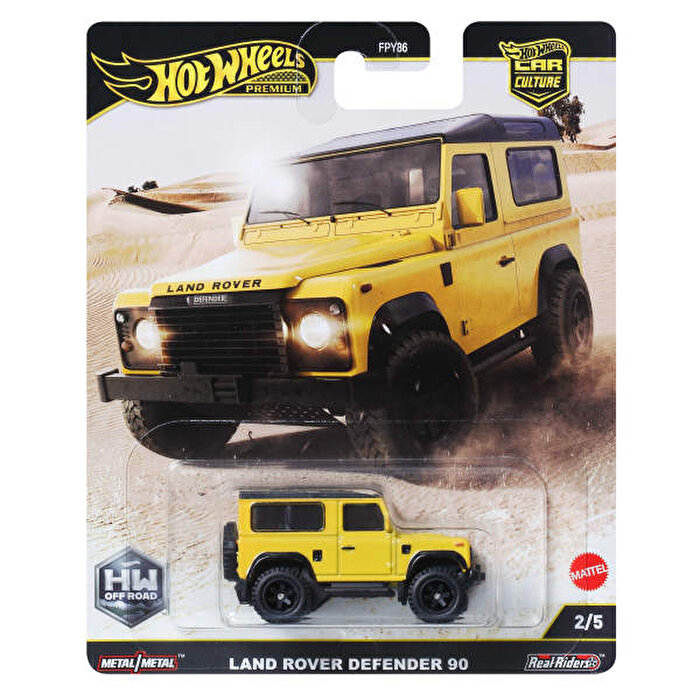 Hot Wheels Car Culture Premium Arabalar Land Rover Defender 90 JBK74