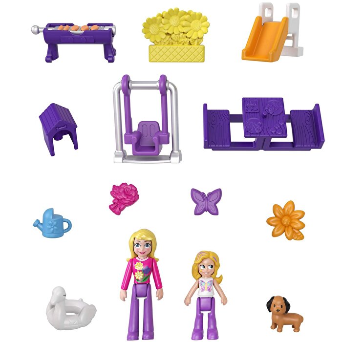 Polly Pocket ve Maceraları Oyun Setleri Backyard Butterfly GTN21