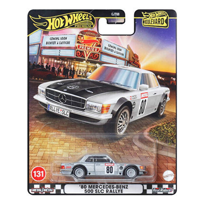 Hot Wheels Boulevard Premi̇um Arabalar 80 Mercedes Benz 500 SLC Rallye HRT63