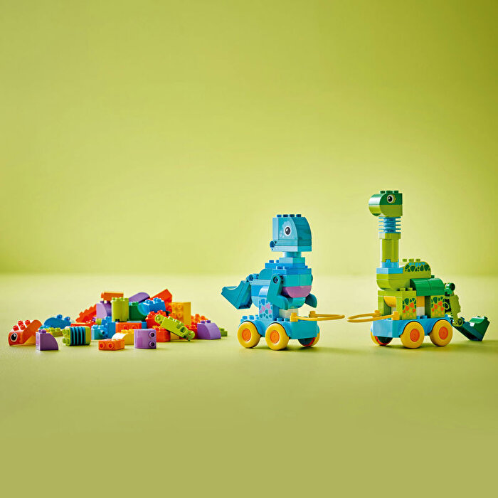 LEGO Duplo 3’ü 1 Arada Tekerlekli Dinozorlar 10451