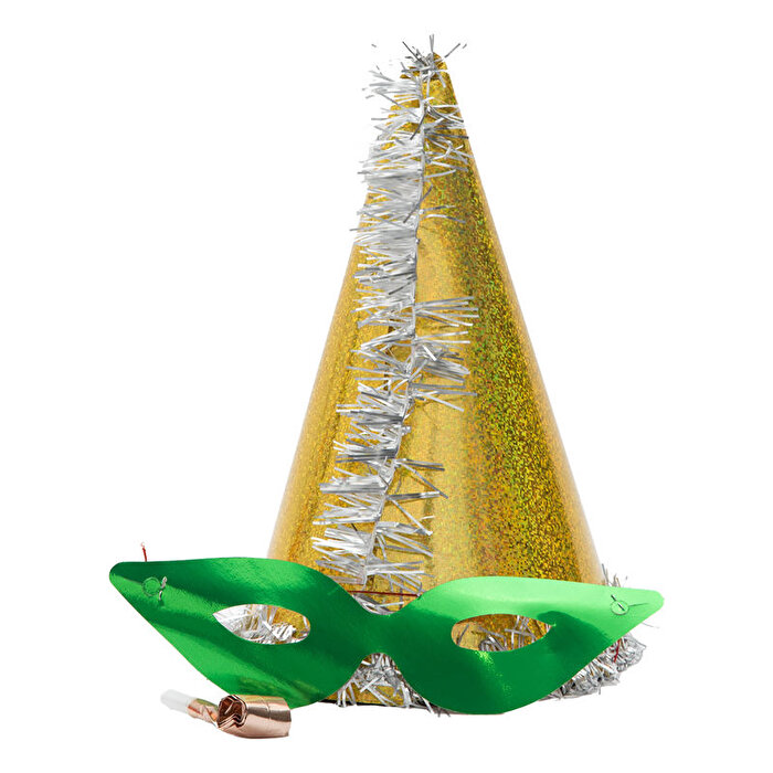 Yılbaşı Şapkası Katyon Set