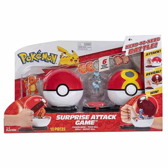 Pokemon Surprise Attack Oyun Seti S1 Charmander ve Riolu