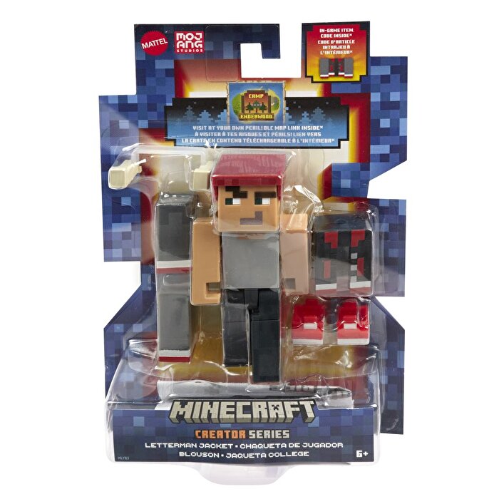 Minecraft Creator Serisi Figürleri Letterman Jacket HLY83