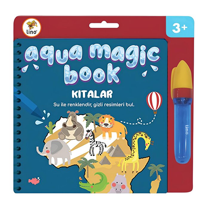 Aqua Magic Sihirli Boyama Kitabı Kıtalar