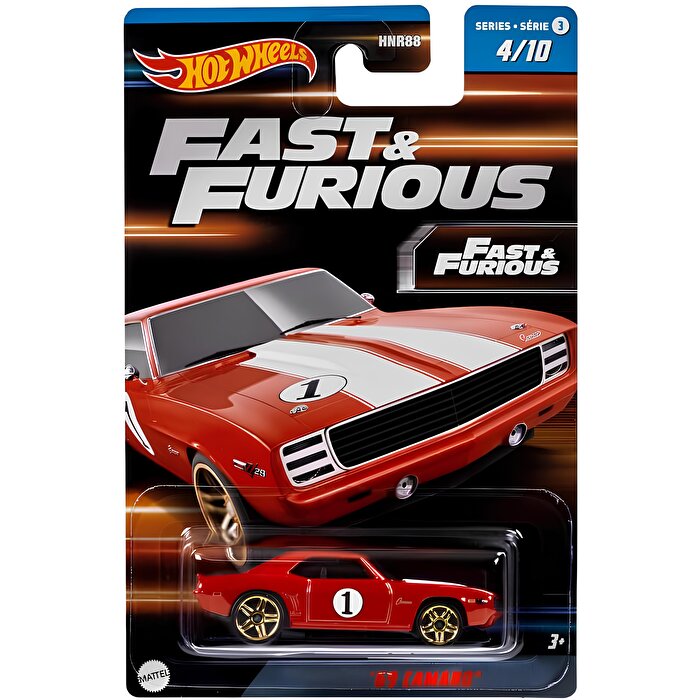 Hot Wheels Fast & Furious Temalı Arabalar '69 Camaro HNT14
