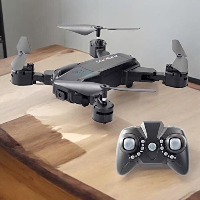 Foldable Drone Işıklı USB Şarjlı Kameralı Uzaktan Kumandalı Drone
