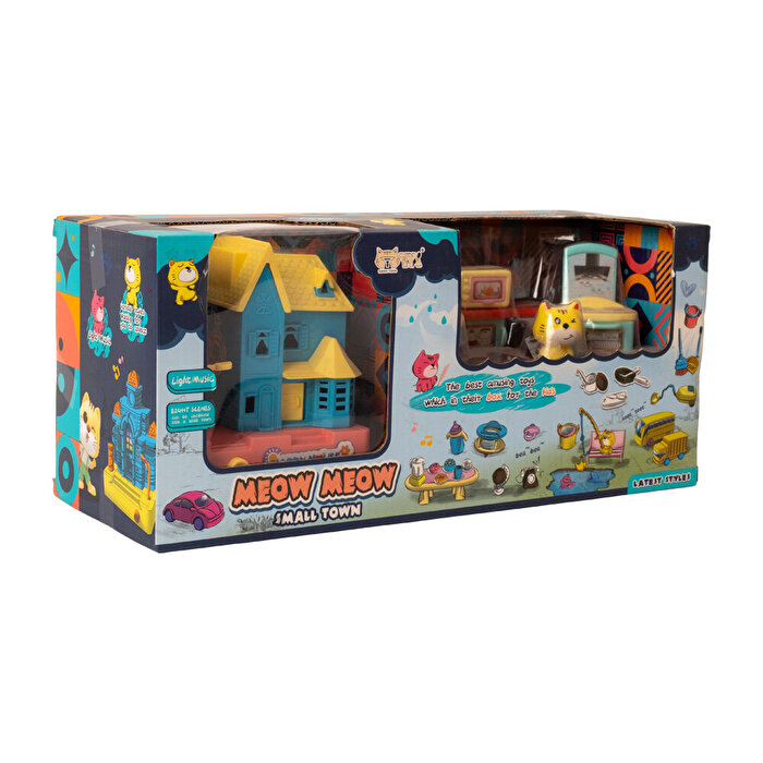 Şehir Seti Sesli Işıklı Kedili Mutfak Seti